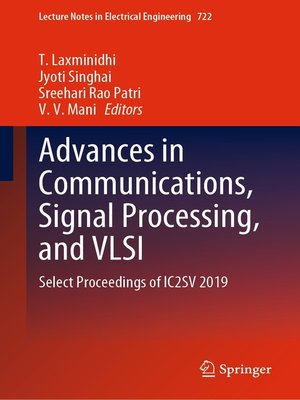 cover image of Advances in Communications, Signal Processing, and VLSI